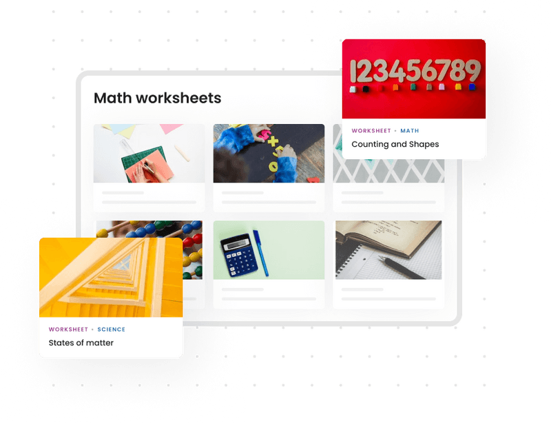 Worksheets for teachers